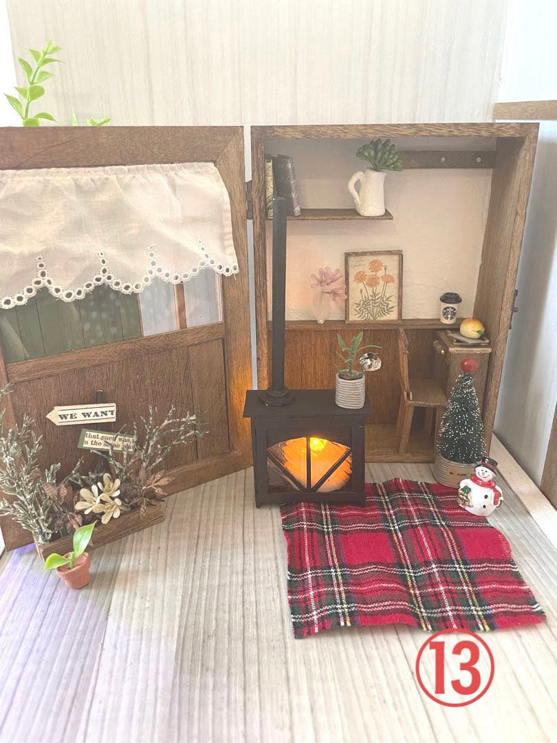 ドールハウスBOX【オーダー専用】背景ボード　ミニチュア