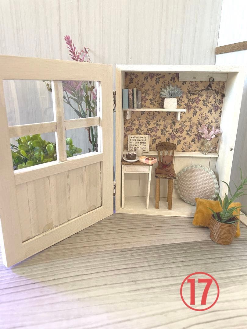 ドールハウスBOX【オーダー専用】背景ボード　ミニチュア