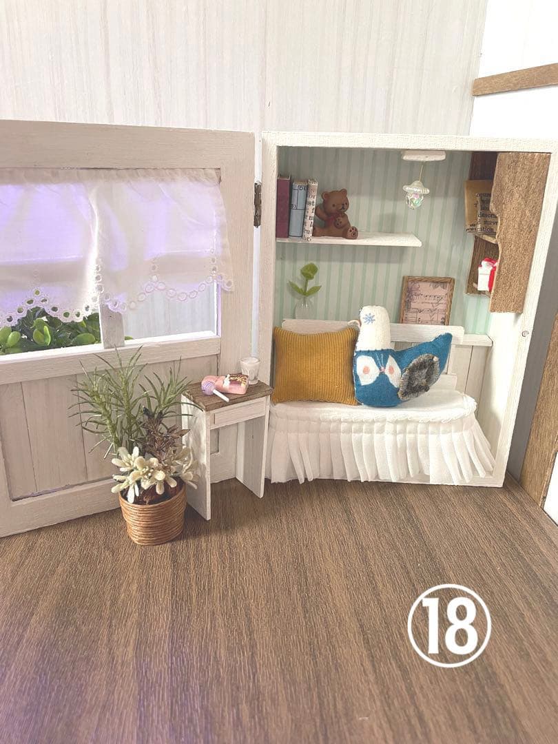 ドールハウスBOX【オーダー専用】背景ボード　ミニチュア