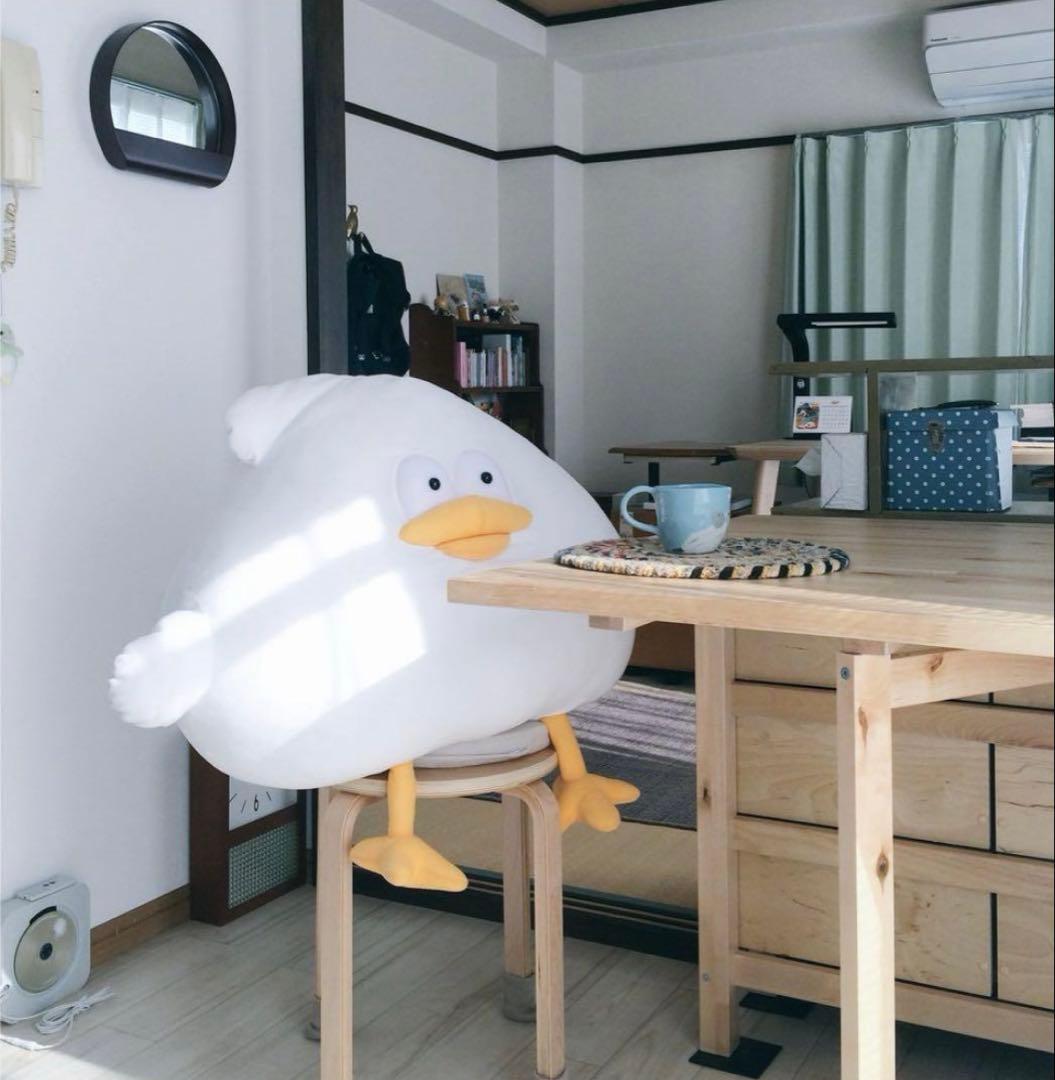 等身大 とりもち ぬいぐるみ クッション