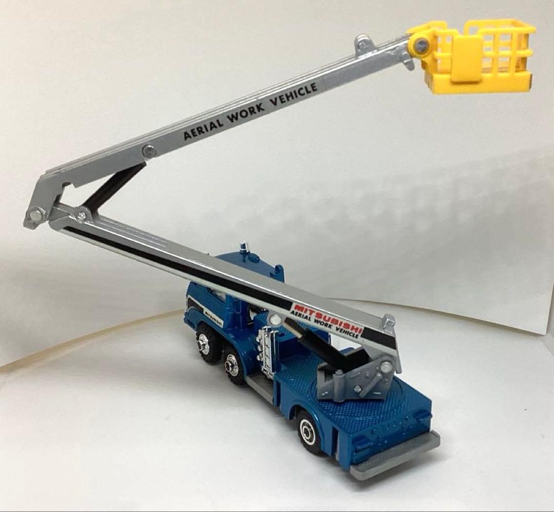 シンセイミニカー　ミニパワー三菱ふそう高所作業車ミニカー　絶版レア美品