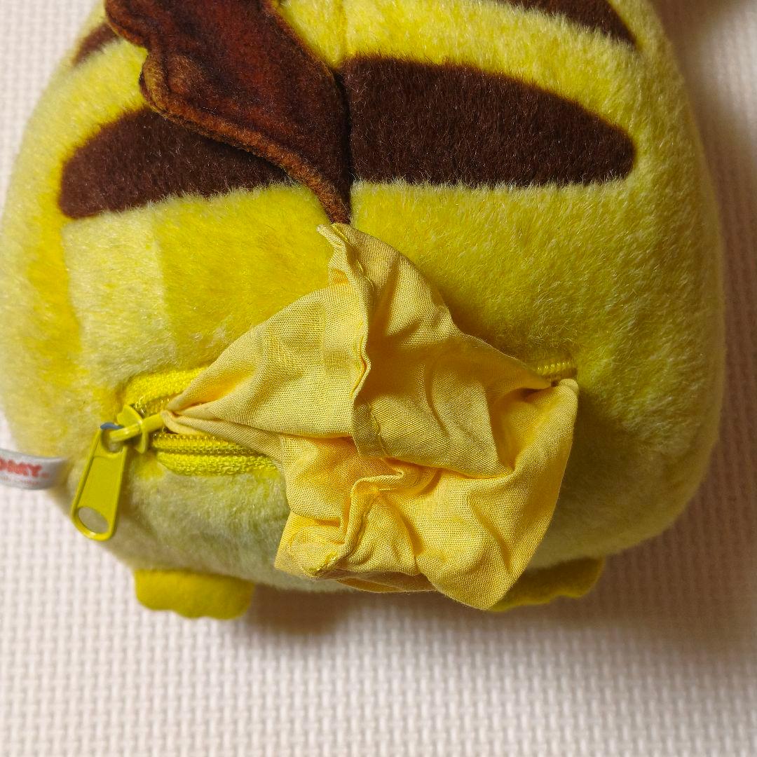 【出品歴なし右上】ピカチュウ　ぬいぐるみ　ポーチ バッグ 初期 レトロ