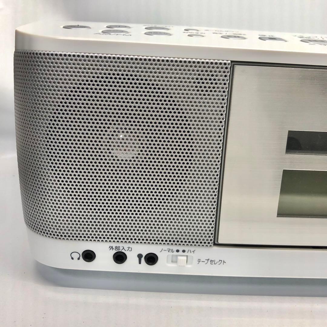 東芝 CDラジカセ TY-CDK9(W) ホワイト