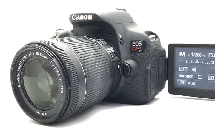 Canon EOS kiss x7i Wレンズ♪Wifi♪スマホとつながる♪