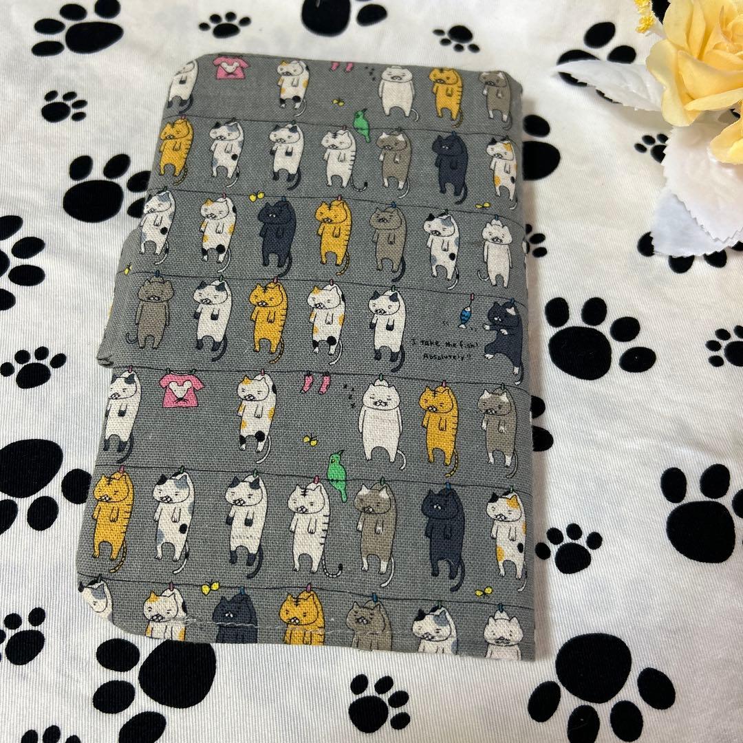 ハンドメイド マルチケース洗濯ネコちゃん