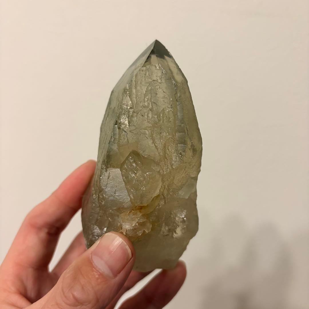 【極美】シトリン カテドラル 原石 ブラジル産 316g 黄水晶