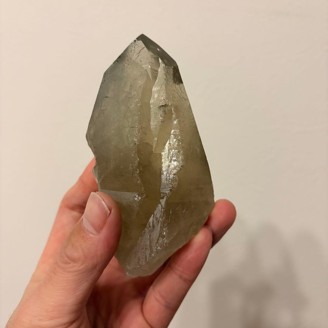 【極美】シトリン カテドラル 原石 ブラジル産 316g 黄水晶