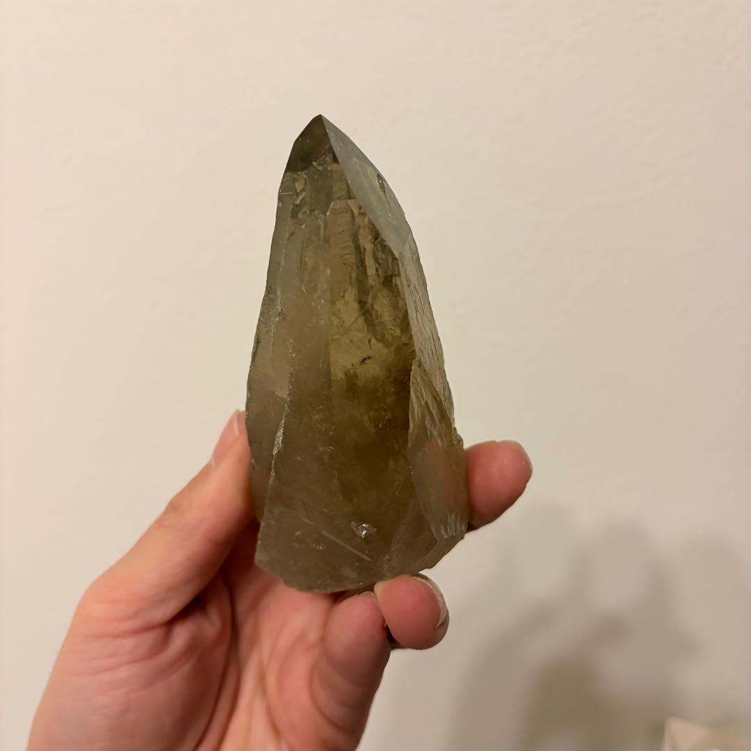 【極美】シトリン カテドラル 原石 ブラジル産 316g 黄水晶