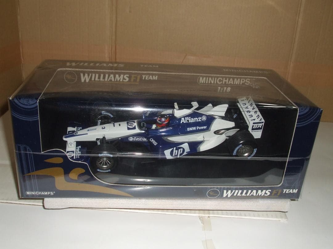 ウィリアムズ　SHOWCAR　２００３　モントーヤ　ミニチャンプス　１／１８