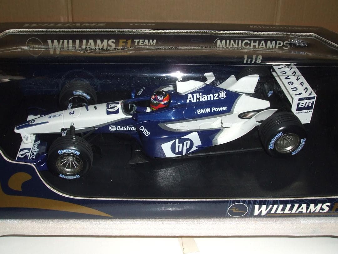 ウィリアムズ　SHOWCAR　２００３　モントーヤ　ミニチャンプス　１／１８