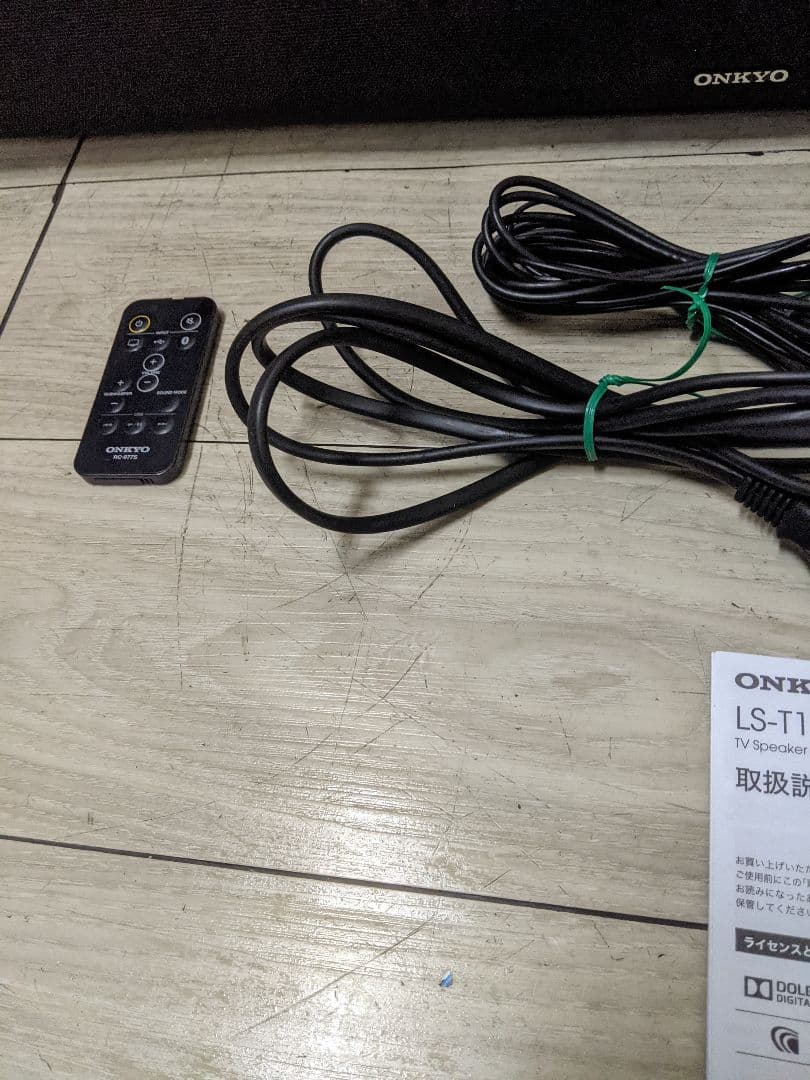 ONKYO サウンドシステム LS-T10 サウンドバー リモコン付