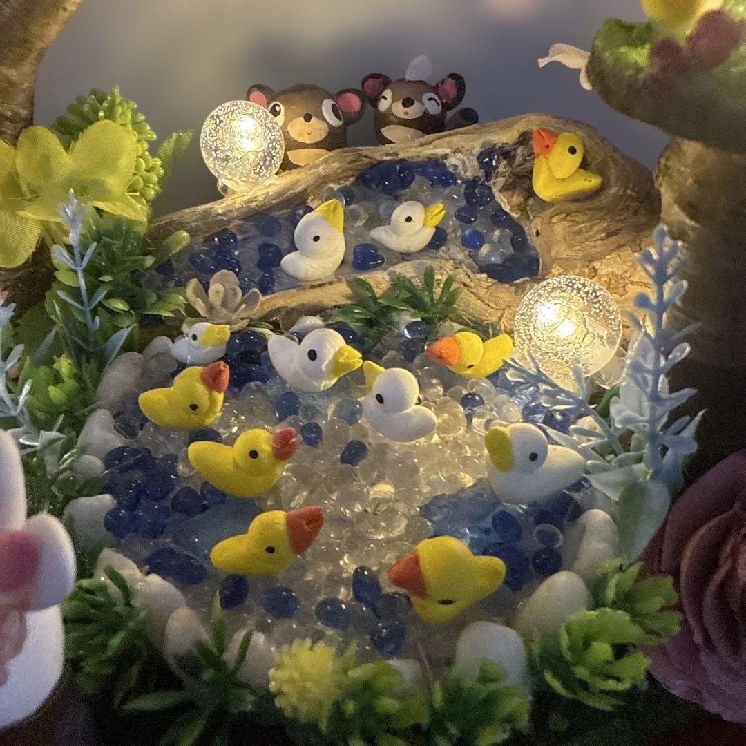 どんぐりアート♡春爛漫　みんな集まれ〜ほんわかお花見BIGオブジェ♡