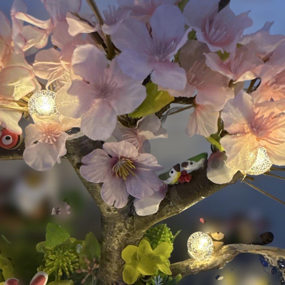 どんぐりアート♡春爛漫　みんな集まれ〜ほんわかお花見BIGオブジェ♡