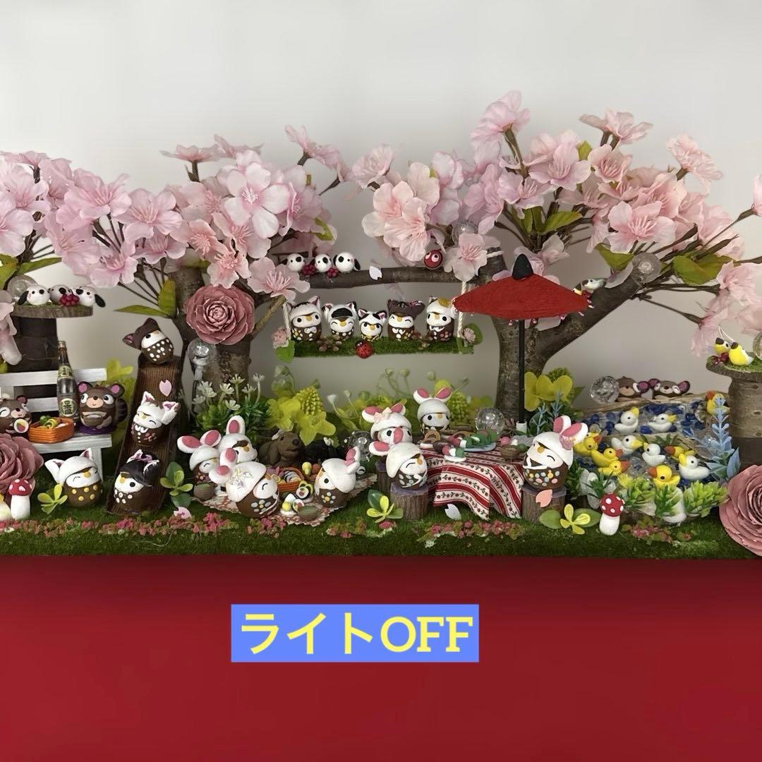 どんぐりアート♡春爛漫　みんな集まれ〜ほんわかお花見BIGオブジェ♡