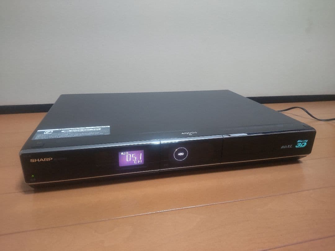 シャープ　AQUOS　BD―HDW63 320GB→500GB プチメンテ済み