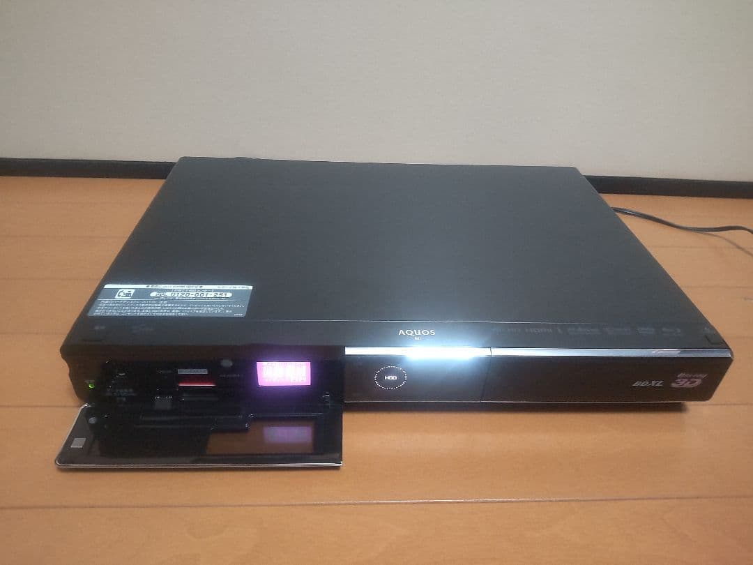 シャープ　AQUOS　BD―HDW63 320GB→500GB プチメンテ済み