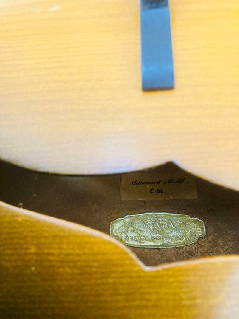 ①希少品レア！アコースティックギター　ベガ　VEGA　C-66　1940年代頃
