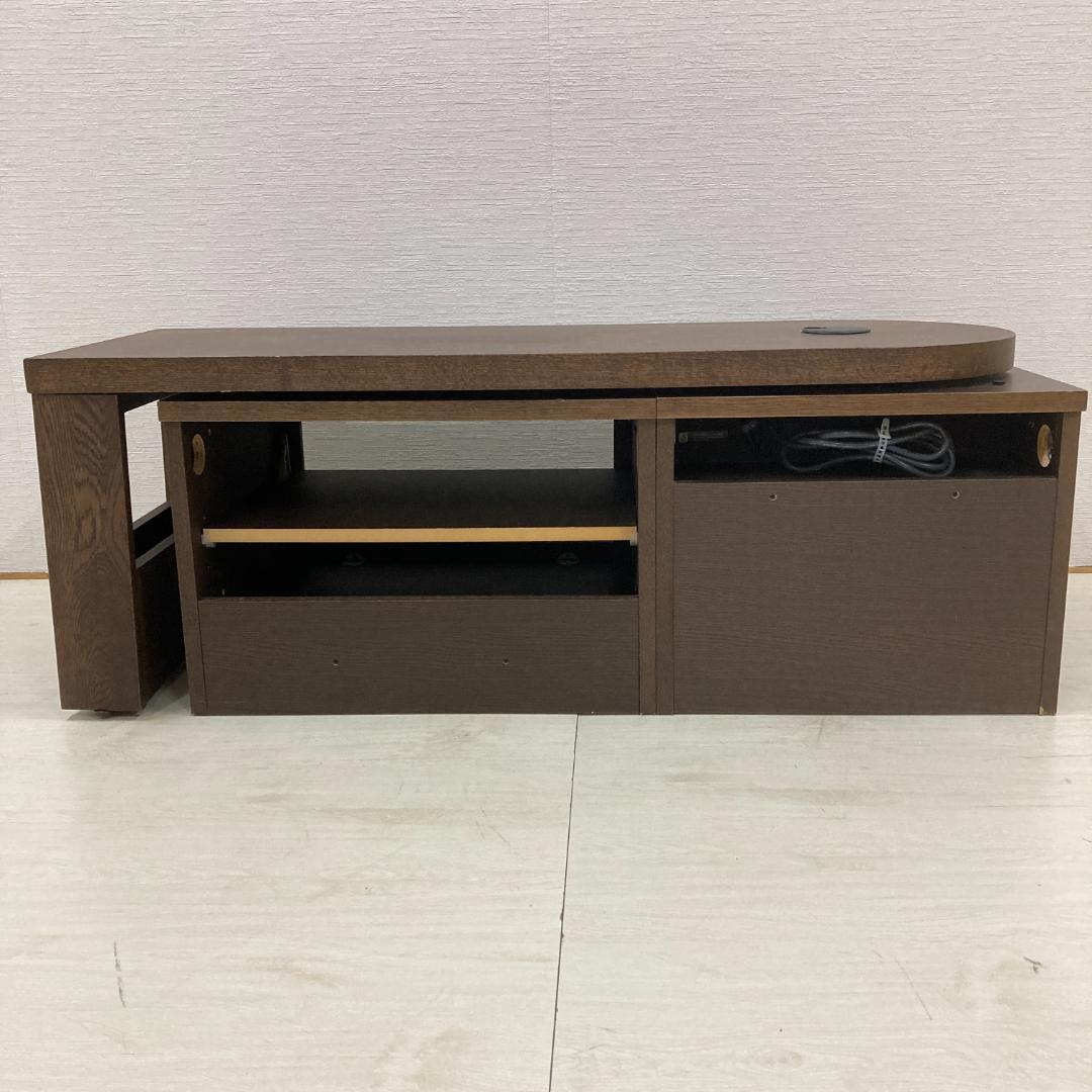 【カリモク】可動式テレビボード　テレビ台　オーク材