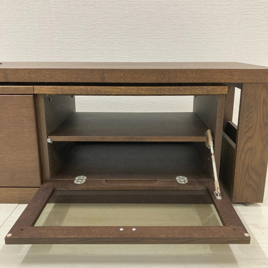 【カリモク】可動式テレビボード　テレビ台　オーク材