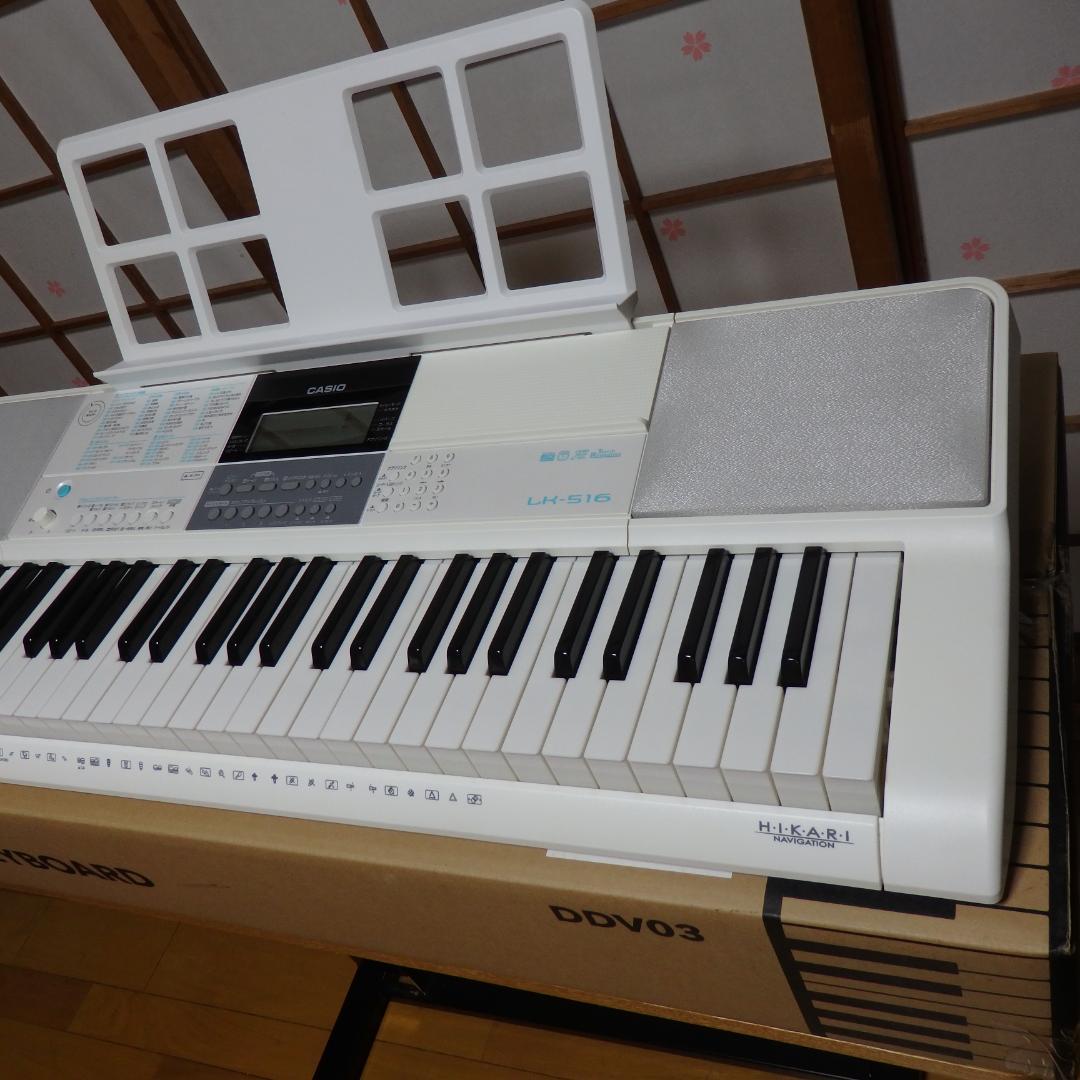 カシオ CASIO デジタルキーボード LK-516　外観小難アリ 付属品全て有