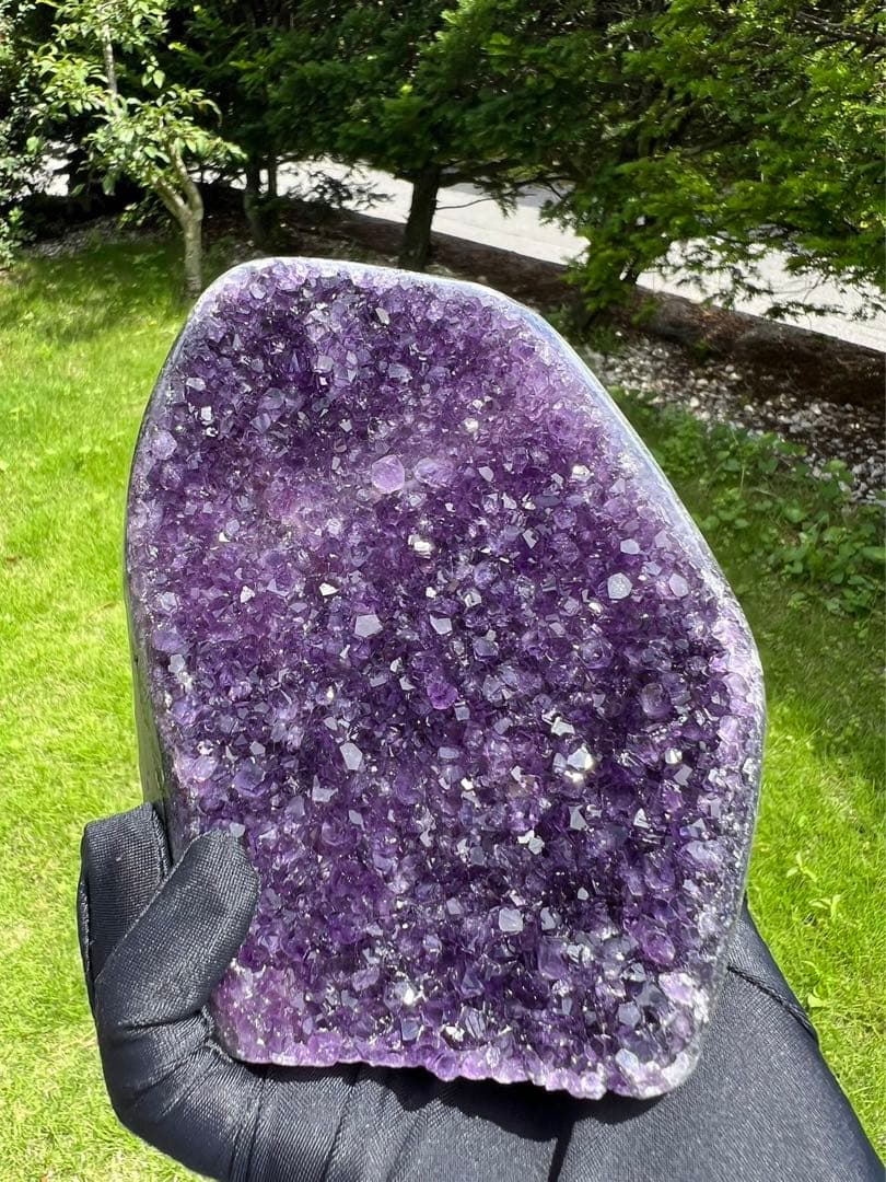 A722 高品質アメジストドーム クラスター ウルグアイ産 パワーストーン