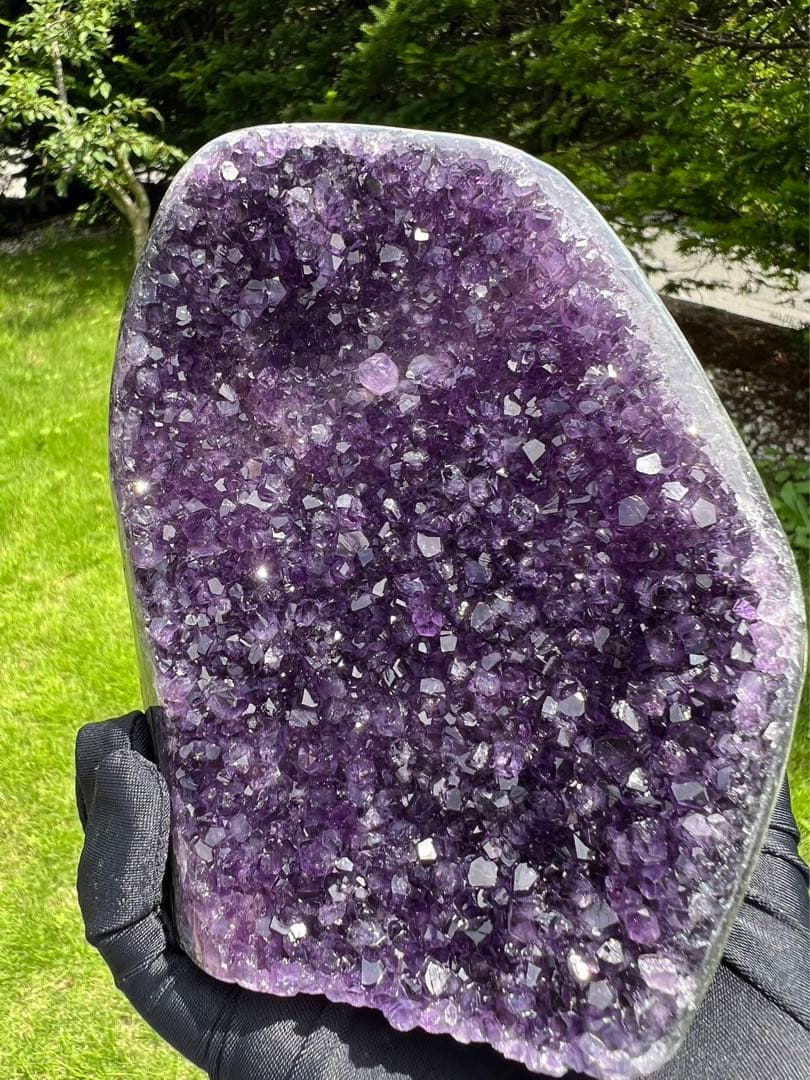 A722 高品質アメジストドーム クラスター ウルグアイ産 パワーストーン