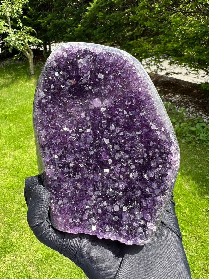 A722 高品質アメジストドーム クラスター ウルグアイ産 パワーストーン