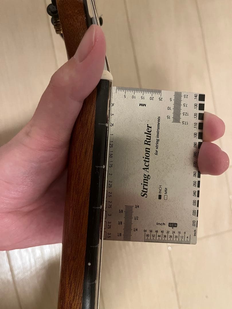 廃盤ミニギター ほぼ未使用 アカシア単板