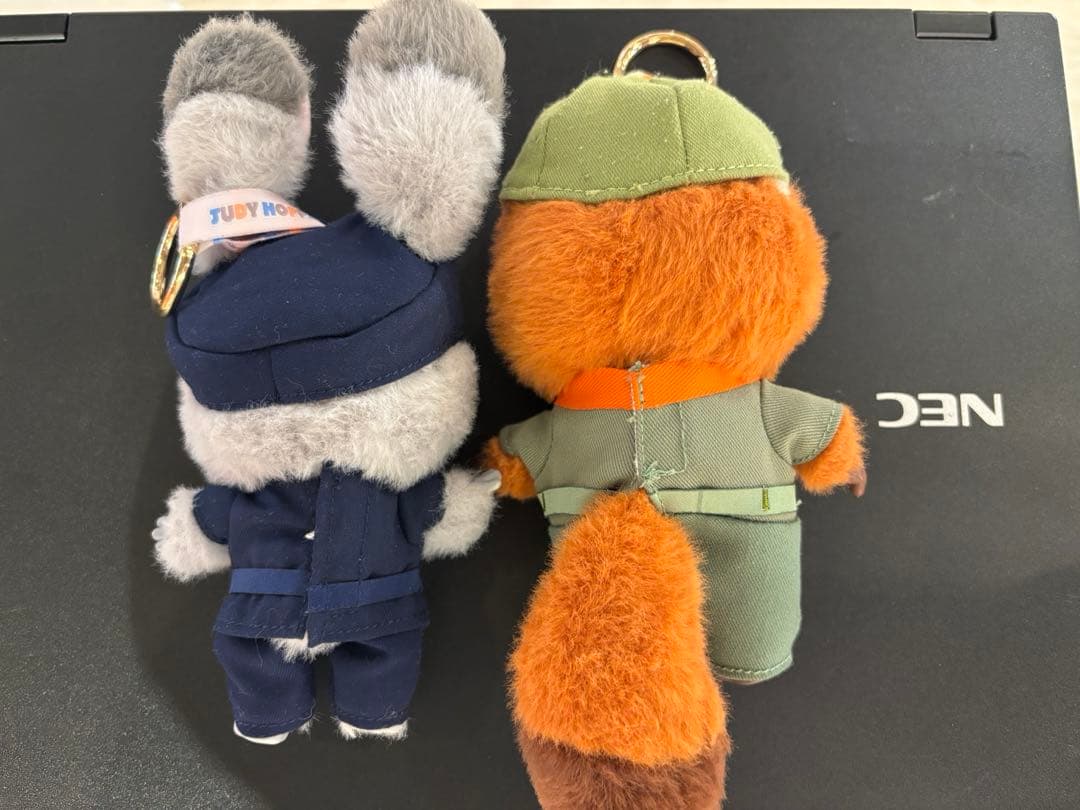 TOPTOY ズートピア　ニック　ジュディ　ぬいぐるみキーホルダー