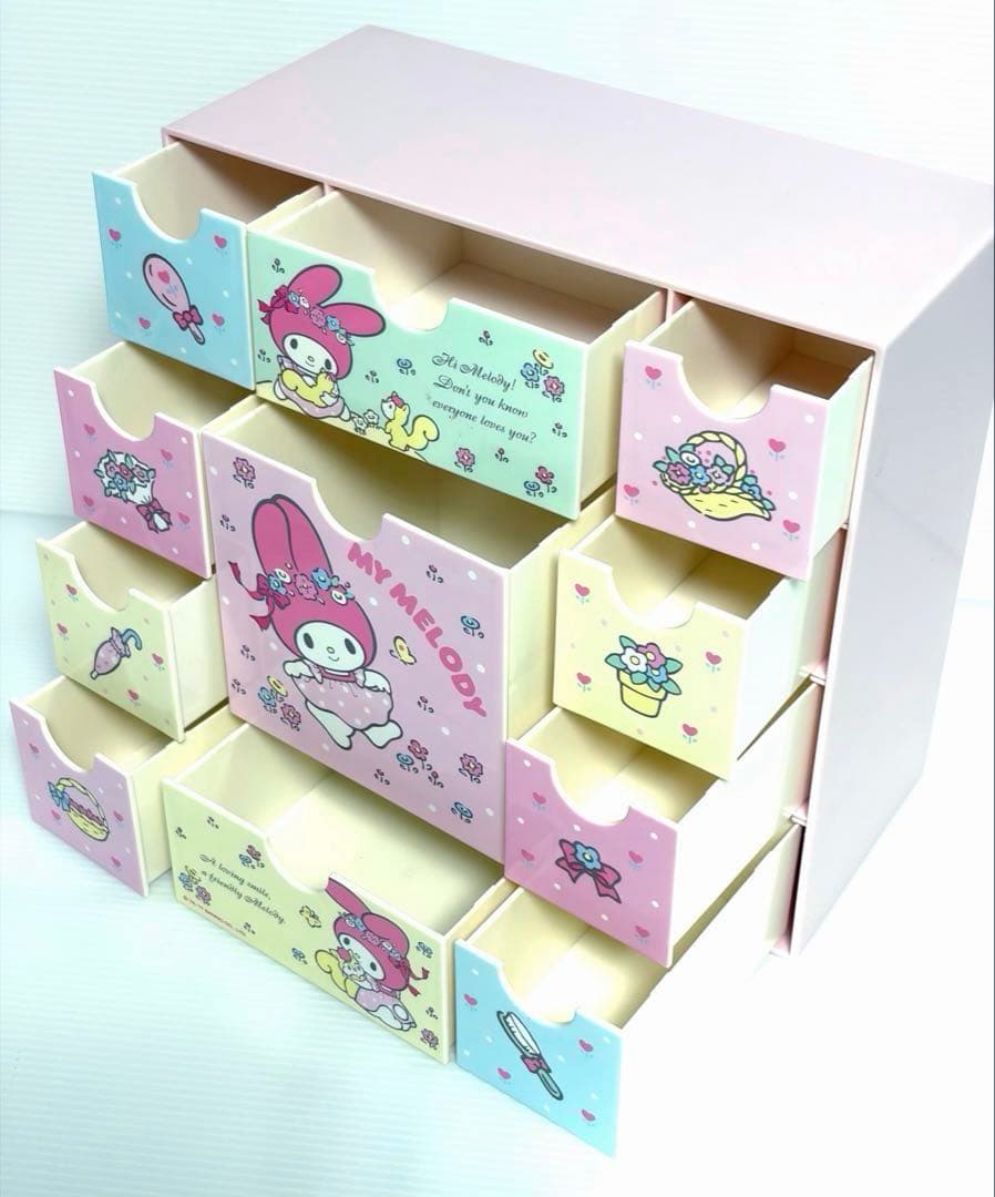 大きめ　マイメロディ　引き出し　チェスト　小物入れ　平成レトロ　サンリオ　可愛い