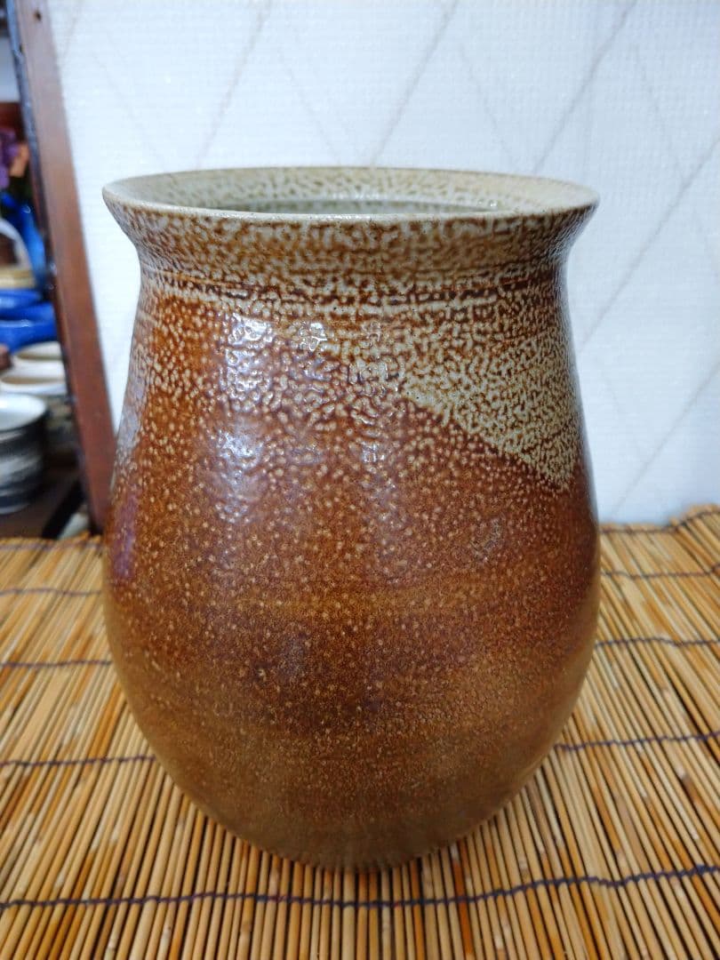 益子焼 花入れ