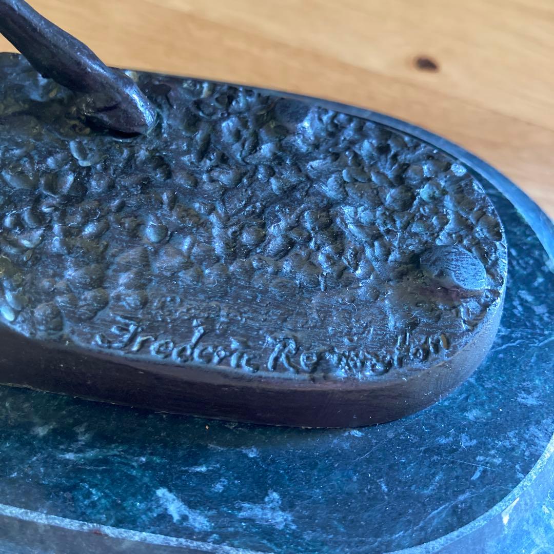 神*元様 （ブロンズ像）フレデリック・レミントン作　【ブロンコ・バスター】