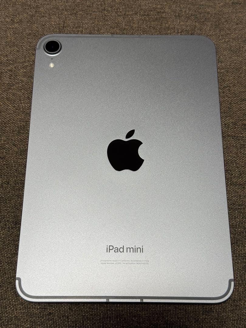 SIMフリーiPad mini7 (A17Pro) Cellular 128G