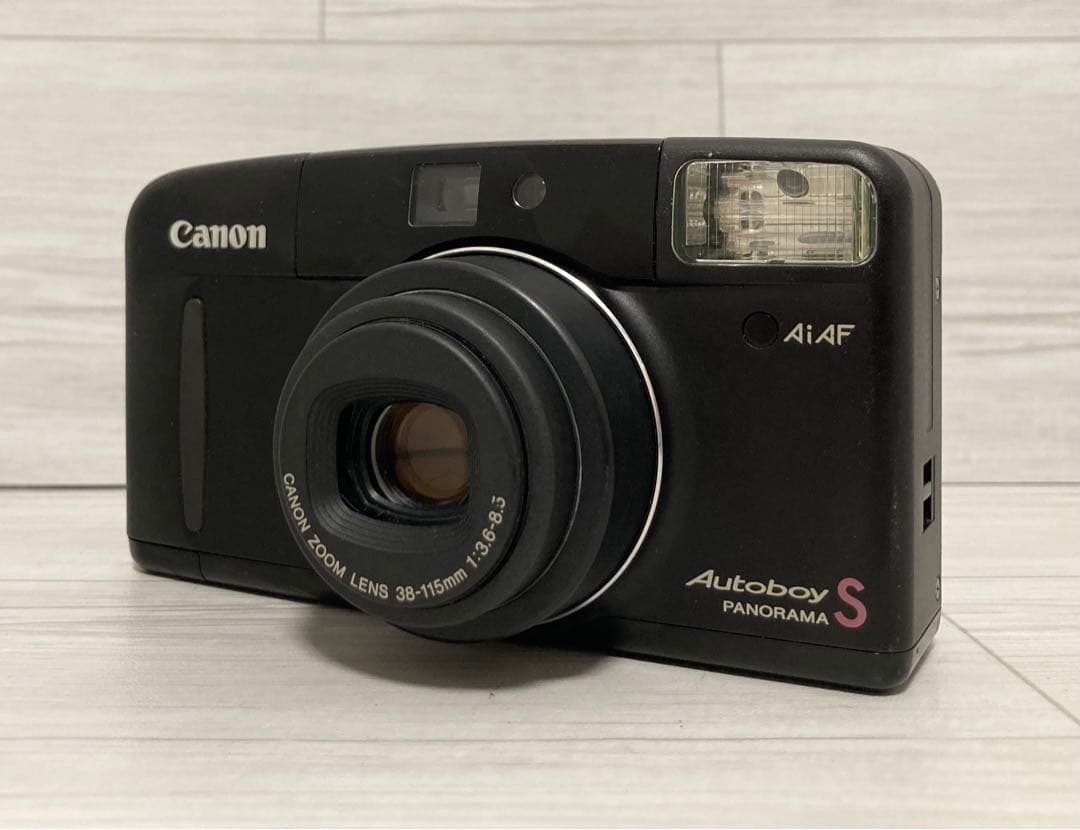 『動作確認済み』Canon AutoboyS PANORAMA ブラック 完動品