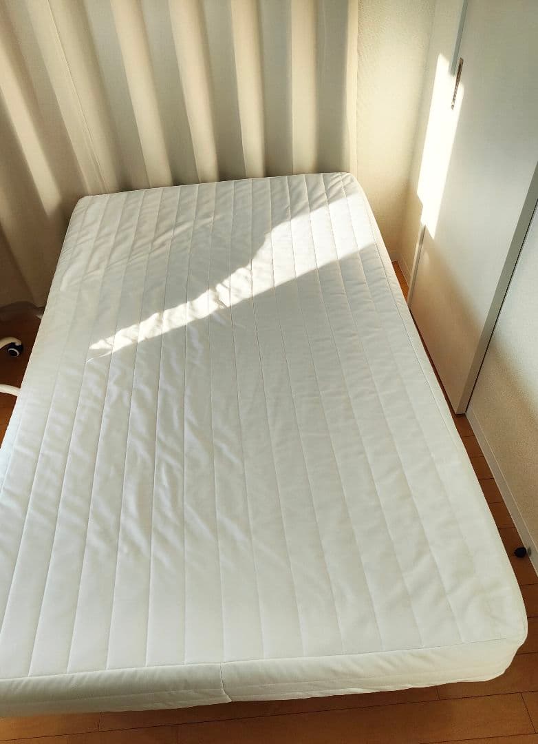 【美品】無印良品 脚付マットレス ポケットコイルマットレス セミダブル