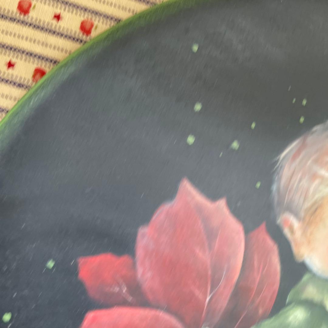 トールペイント？クリスマス。ポインセチア。