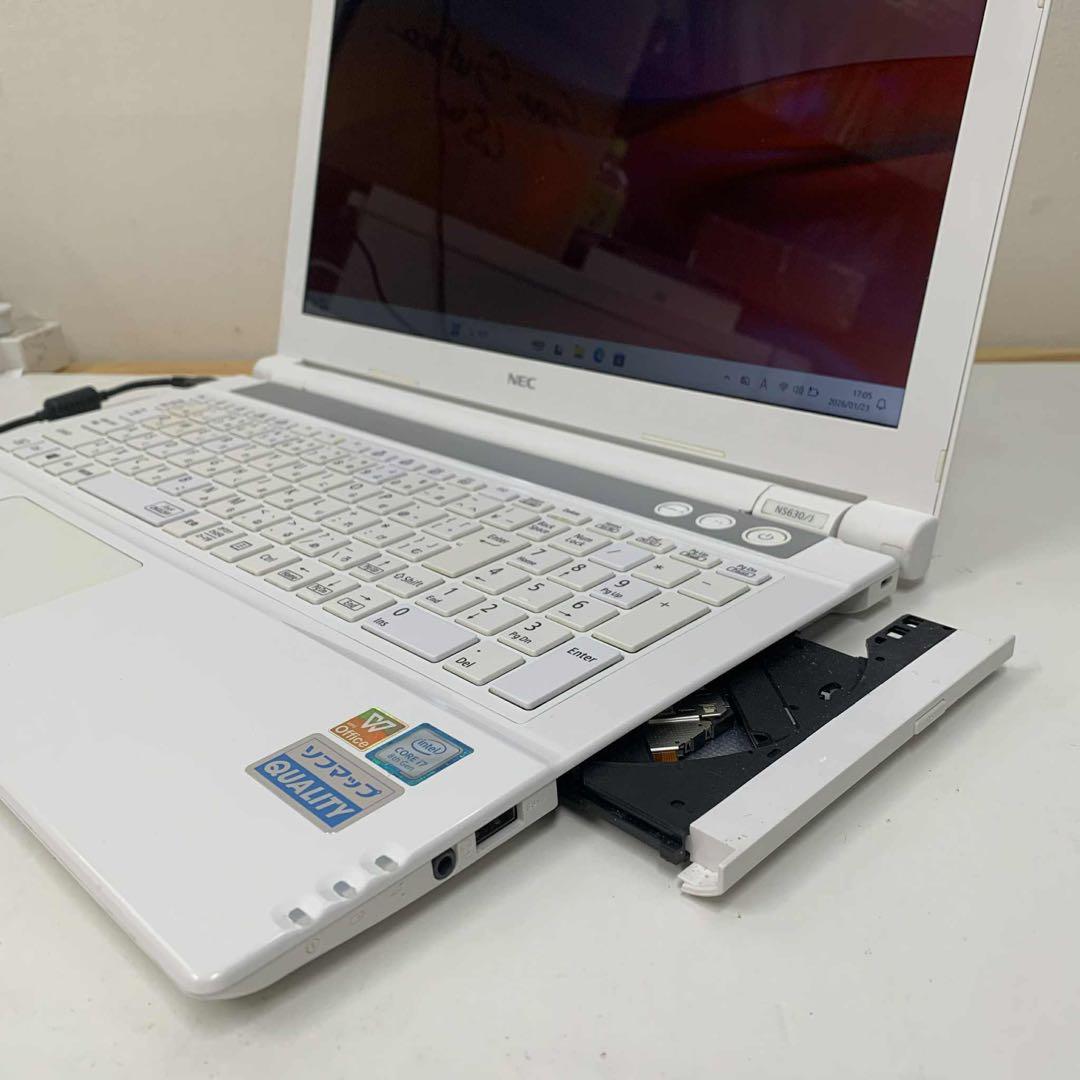 Windowsノート本体 #872 NEC LAVIE NS630/J i7-8550U SSD256Gb