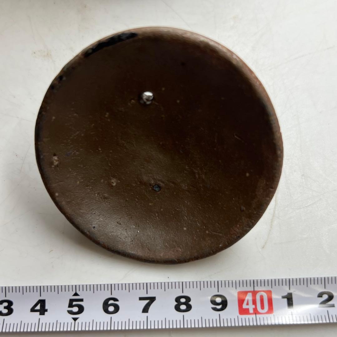 小山一草 備前宝瓶 h7.3cm 東キ8-0326☆2F