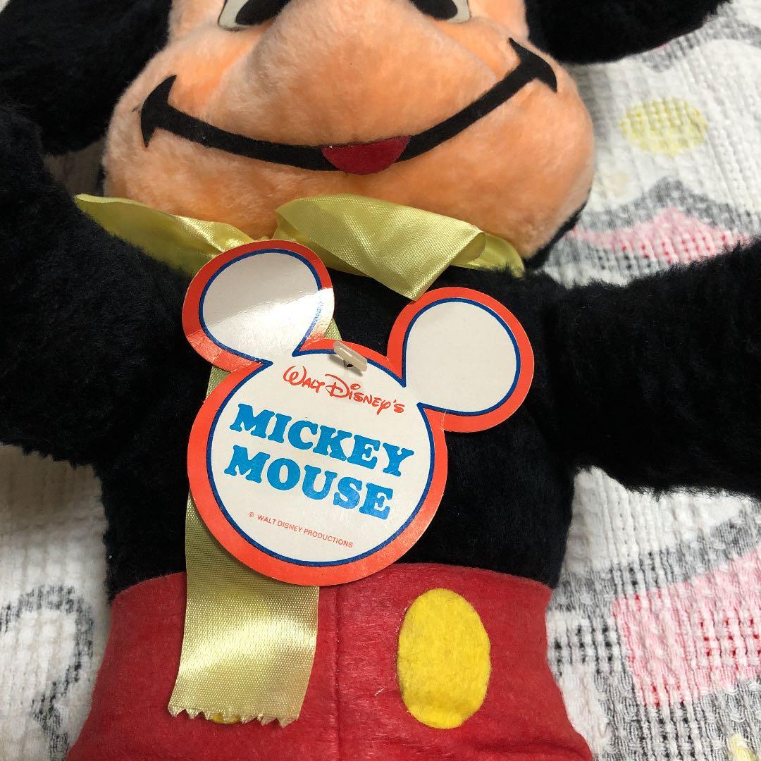 1980年代　昭和レトロ　ヴィンテージ　ミッキーマウス＆ミニーマウス　ぬいぐるみ