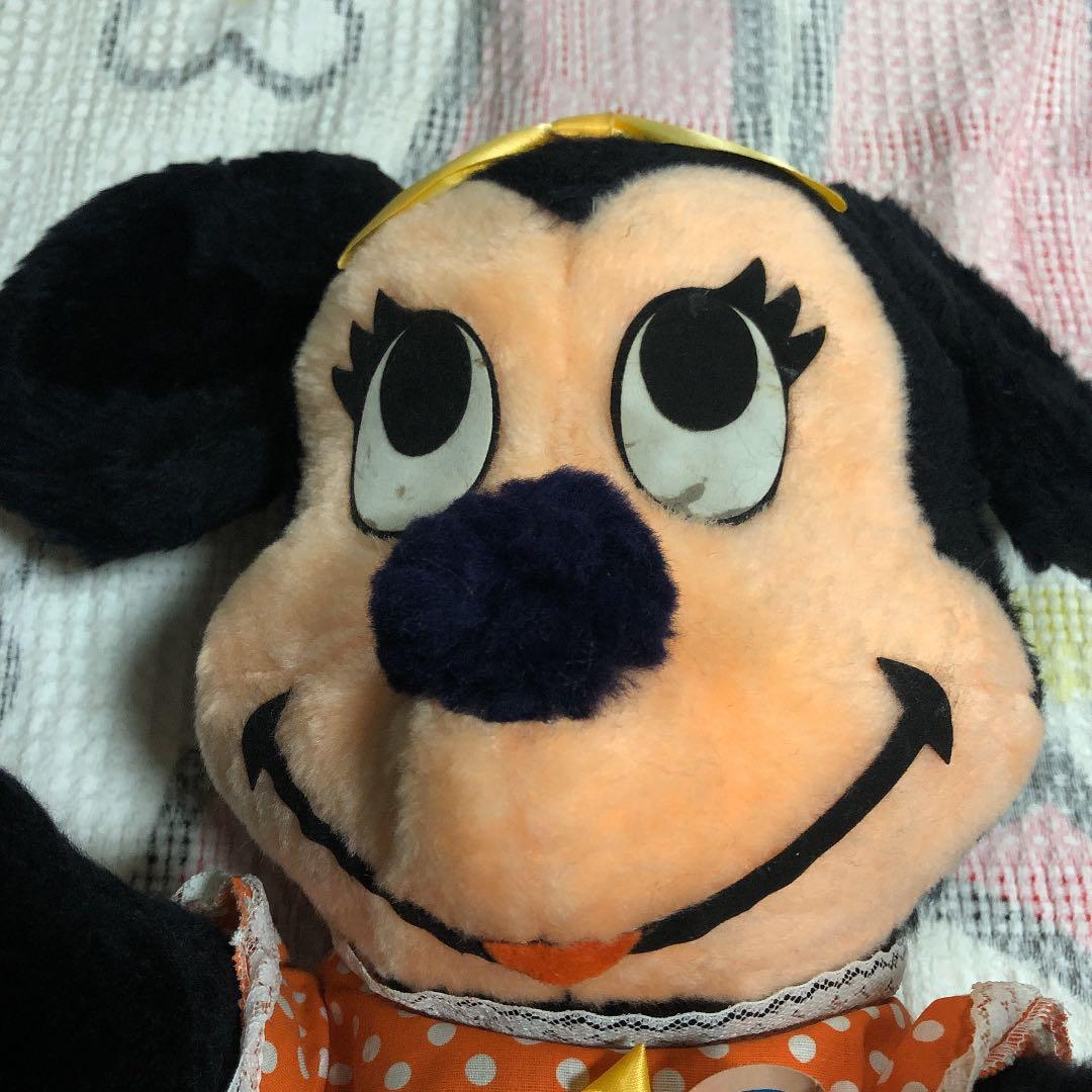 1980年代　昭和レトロ　ヴィンテージ　ミッキーマウス＆ミニーマウス　ぬいぐるみ