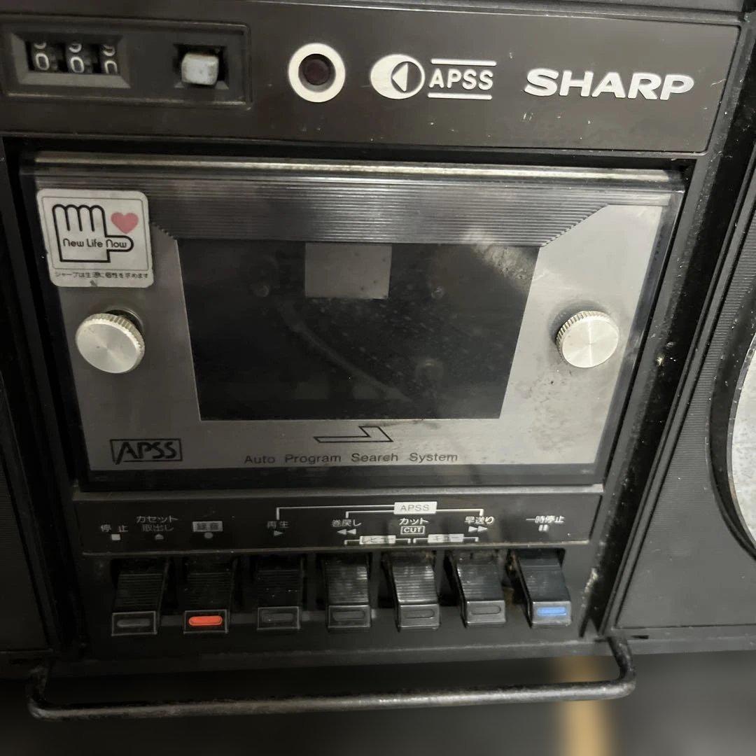 昭和レトロ ラテカセ シャープ THESEARCHER （5P-R2U）