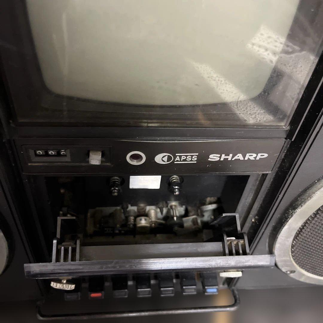 昭和レトロ ラテカセ シャープ THESEARCHER （5P-R2U）