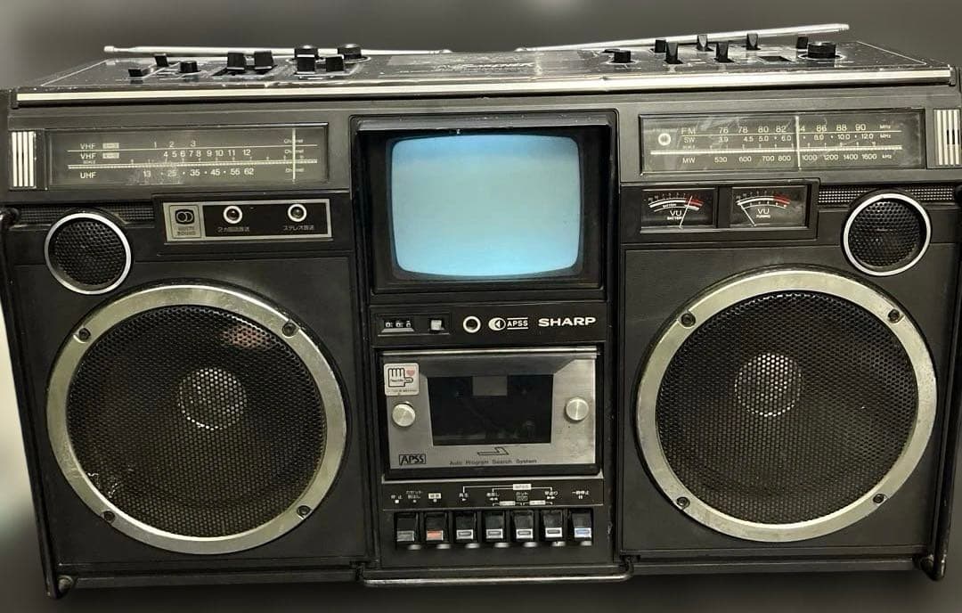 昭和レトロ ラテカセ シャープ THESEARCHER （5P-R2U）