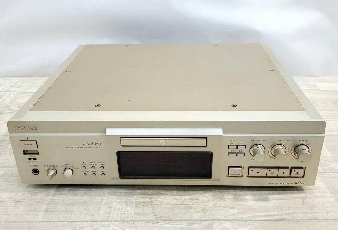 【良品】SONY MDデッキ MDS-JA50ES
