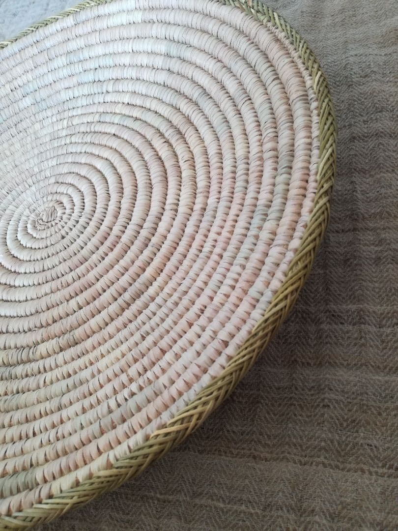 モロッコ　大きなカゴ皿