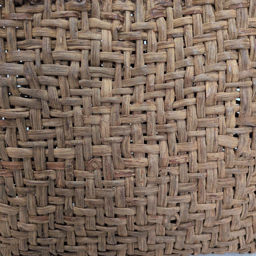 【美品】山葡萄　かごバッグ　山ぶどう 大きめ 天然素材 手編み