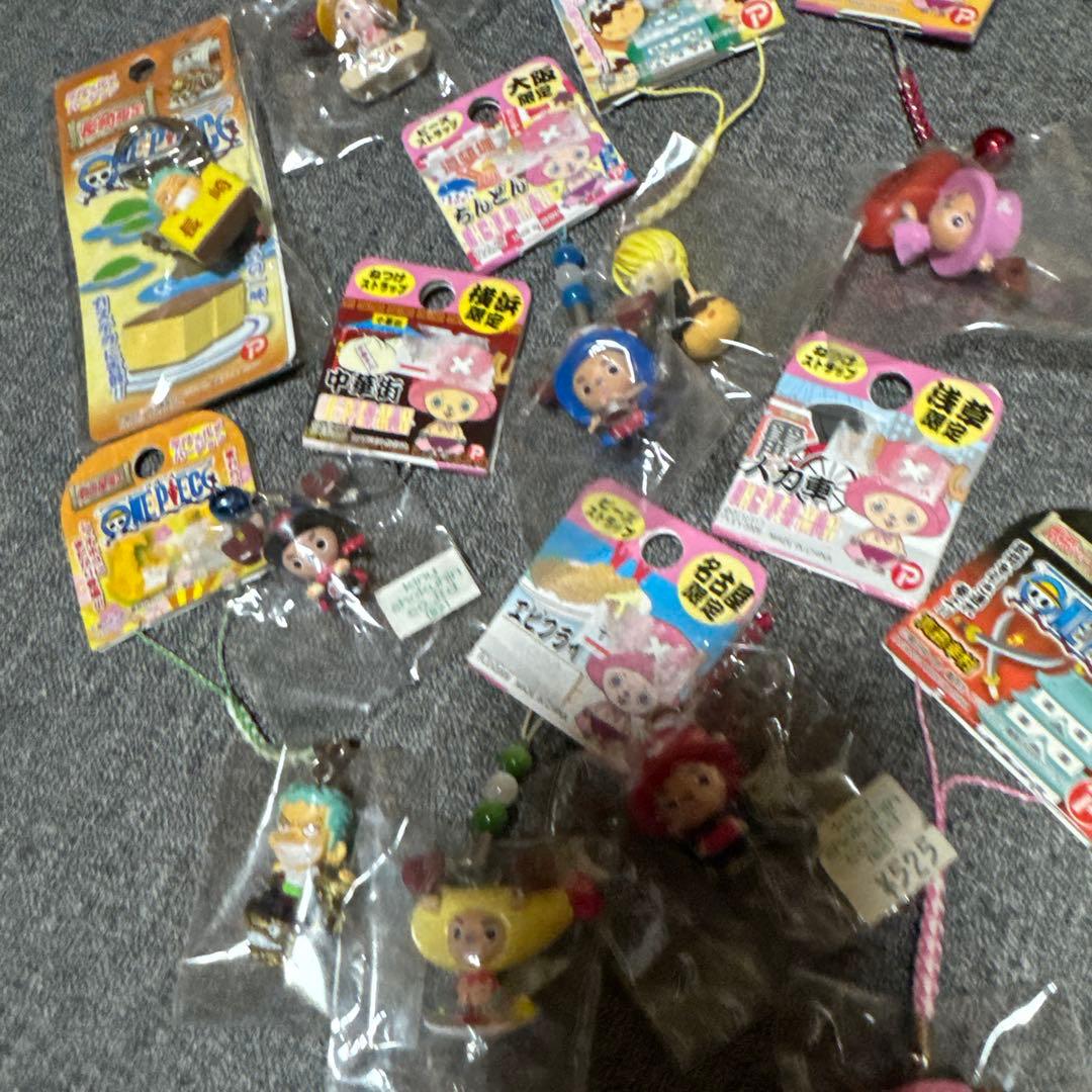 未開封　ONE PIECE ご当地＆戦国武将ねつけストラップ＋aまとめ売り25個