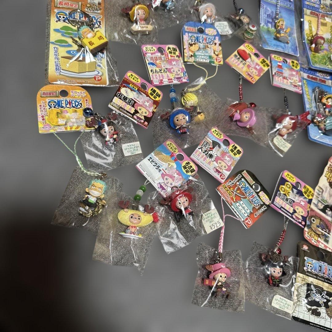 未開封　ONE PIECE ご当地＆戦国武将ねつけストラップ＋aまとめ売り25個