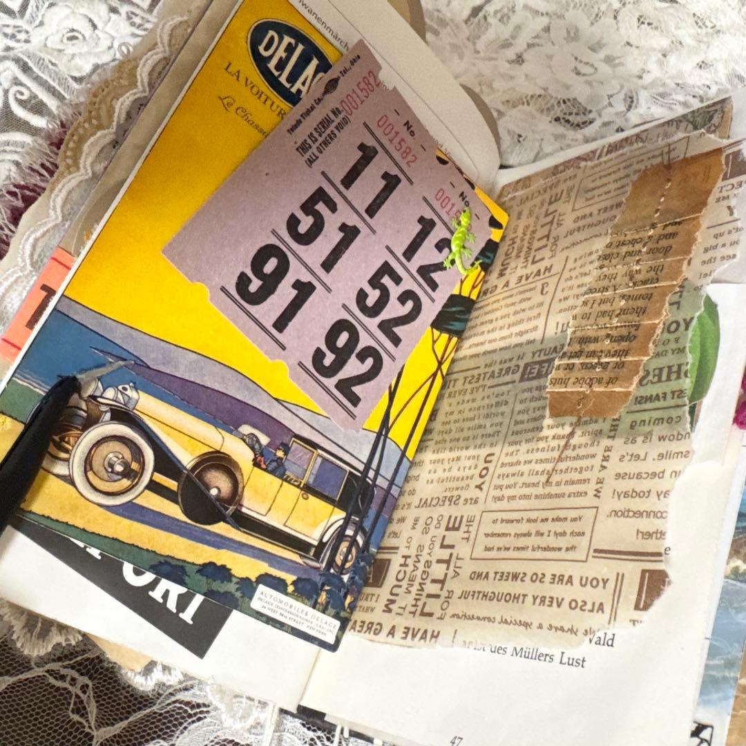 雑記帳　ジャンクジャーナル　ヴィンテージ　アンティーク【No.4】