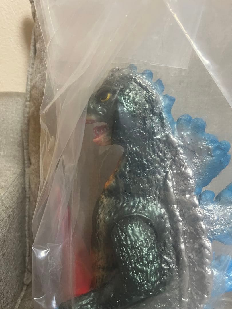 ブルマァク　Gゴジラ　レトロカラー　タワー付（ジャイアントゴジラ30ｃｍ）ソフビ